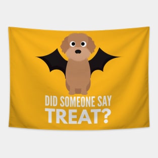 Labradoodle Halloween Trick or Treat Tapestry