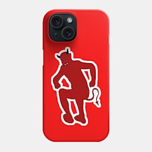 This Red Devil Is Hopping Mad! Phone Case