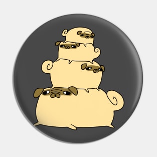 Pug Pile Pin