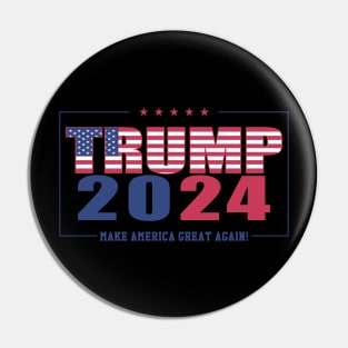 Trump 2024 Make America Great Again Pin