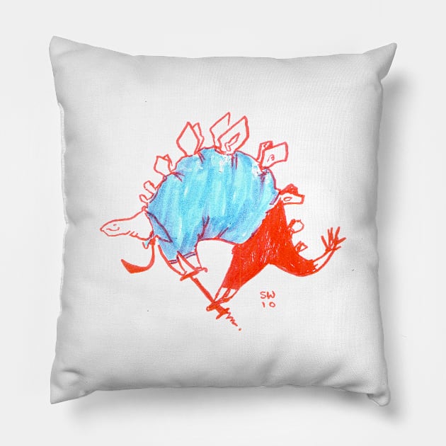 Pogo Stegosaurus Pillow by CoolCharacters