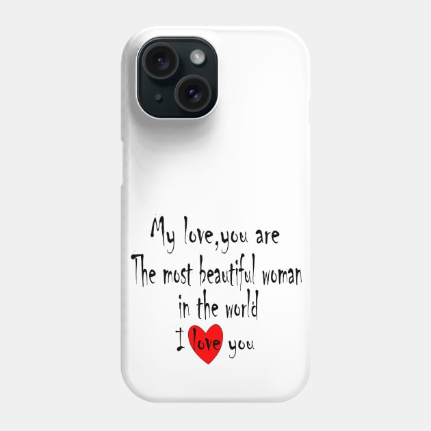 My love Phone Case by RAK20