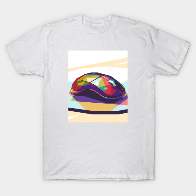 Discover Mouse Colorful with Background - Mouse - T-Shirt