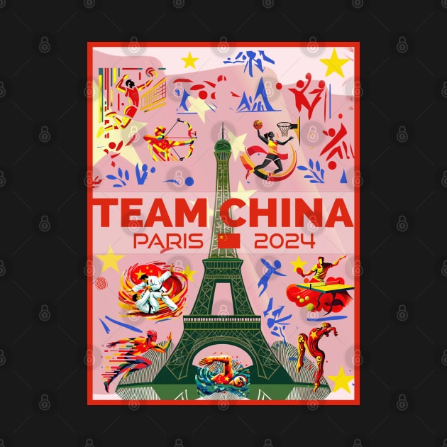 Team China - Paris 2024 by Dec69 Studio
