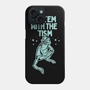 Rizz 'Em With The Tism Frog Phone Case