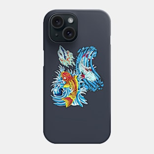 Koi and shark Phone Case