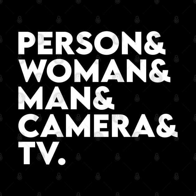 person woman man camera tv by Elhisodesigns