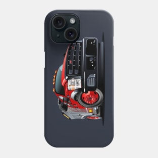 Cartoon firetruck Phone Case