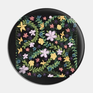 Flower Garden Pin