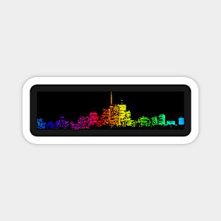 Toronto Skyline Gradient Repost Magnet