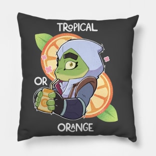 Tropical or Orange Pillow