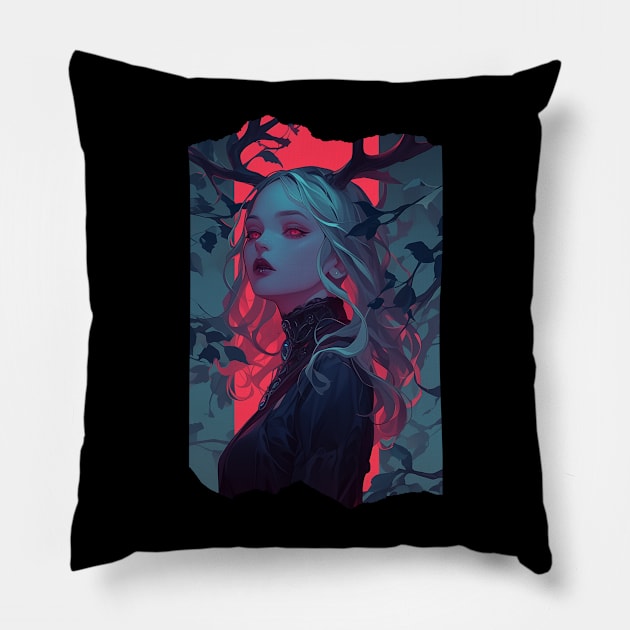 Forest Witch Pillow by DarkSideRunners