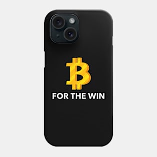 Bitcoin for the win - bitcoin inspired Phone Case