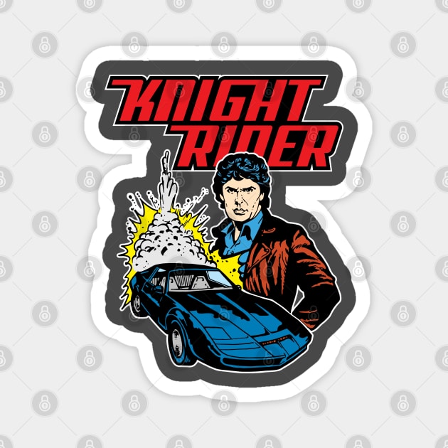 Knight Rider Magnet by Chewbaccadoll