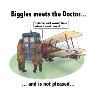 Biggles Meets the Doctor T-Shirt