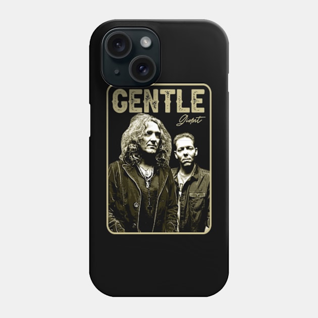 Giant Steps in Style Gentle Band T-Shirts, Stride Confidently with Prog-Rock Flair Phone Case by Zombie green