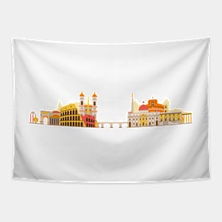 Rome Skyline Tapestry