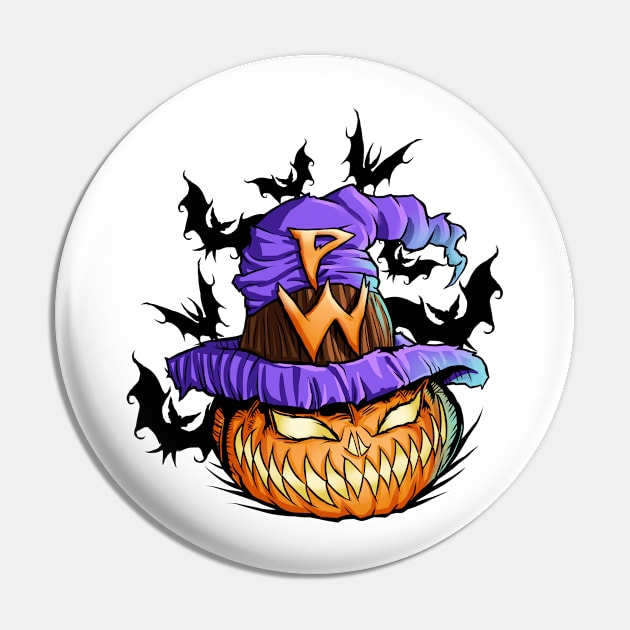 Hallowee Vibe Pin by The Dark Raven