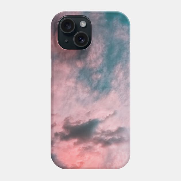 pink sunset design Phone Case by birdieee_house