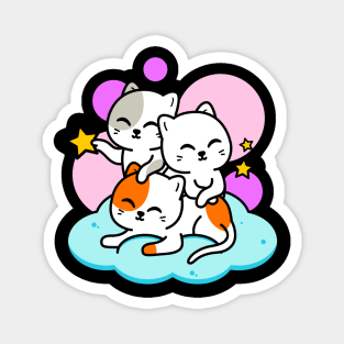 Cute Kittens Cats Family Cat Lovers Magnet