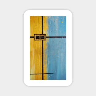 Abstract Lines Magnet