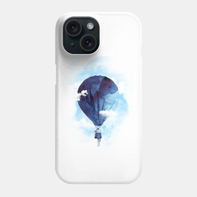 Bye Bye Balloon Phone Case by astronaut