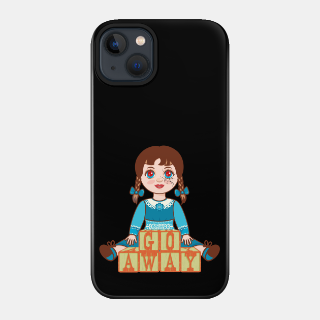 Spooky Haunted Doll Graphic - Doll - Phone Case