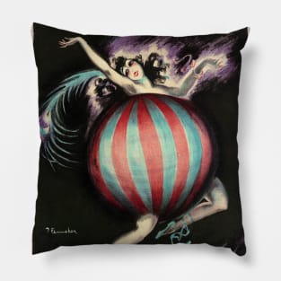 Hilde Arndt Germany Vintage Wall Art 1918 Pillow