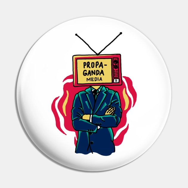 Propaganda Media Pin by VEKTORKITA