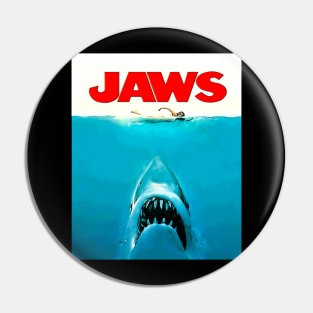 Jaws Graphic art Pin