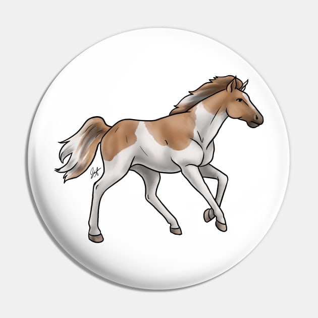 Horse - Mustang - Tobiano Pin by Jen's Dogs Custom Gifts and Designs