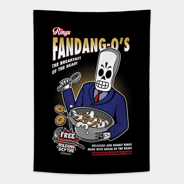 Rings Fandang-O's Cereals Tapestry by Olipop