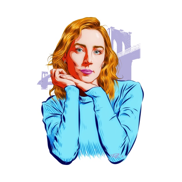 Saoirse Ronan - An illustration by Paul Cemmick by PLAYDIGITAL2020