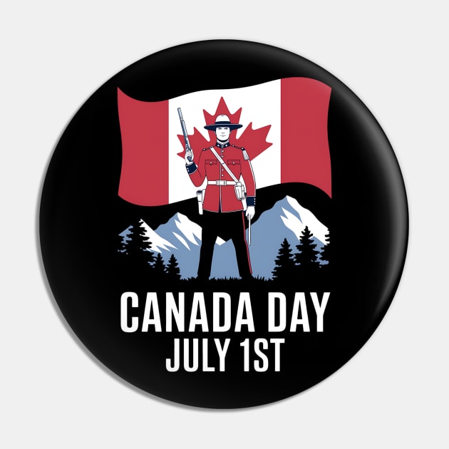 Canada Day Mountie July 1st Patriotic Canadian Maple Flag - Canada Day ...