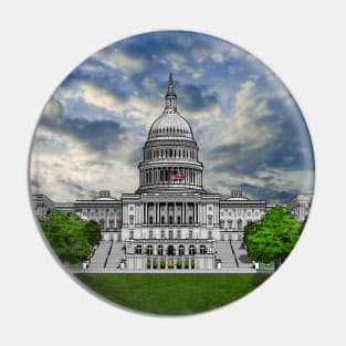 U.S. Capitol Building Pin