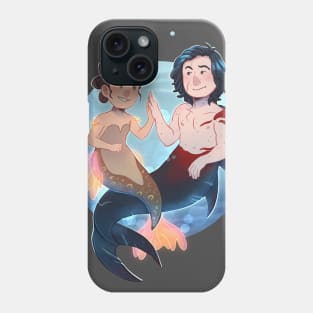 Reylo mermaids AU Phone Case