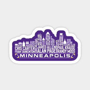 Minnesota Football Team All Time Legends, Minneapolis City Skyline Magnet
