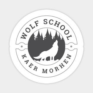 Wolf School - Kaer Morhen II - White - Fantasy Magnet