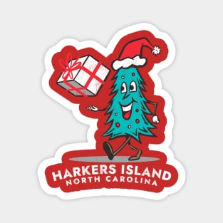 Harkers Island, NC Vacationing Christmas Tree Magnet