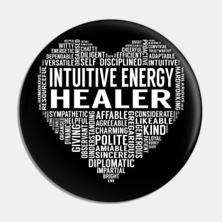 Intuitive Energy Healer Heart Pin