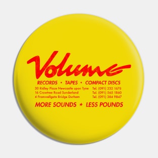 Volume Records (distressed) Pin