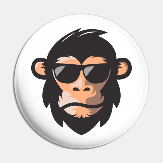 Geek Monkey Pin by ZUCCACIYECIBO