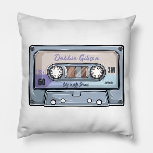 Debbie Gibson Vintage Classic Cassette Tape Pillow