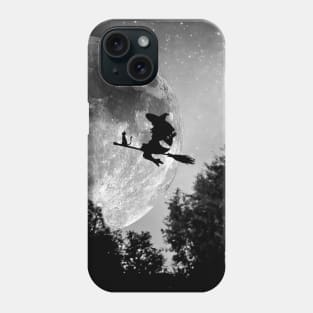 Witch in the Night Sky Phone Case