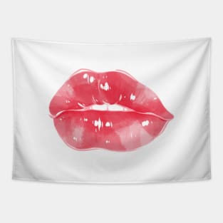 Red Lips Tapestry