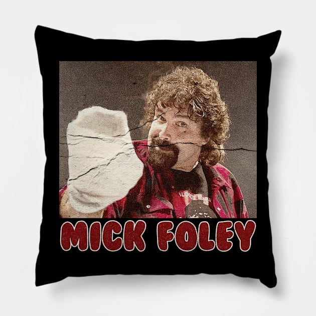 Mick Foley Pillow by Kaine Ability