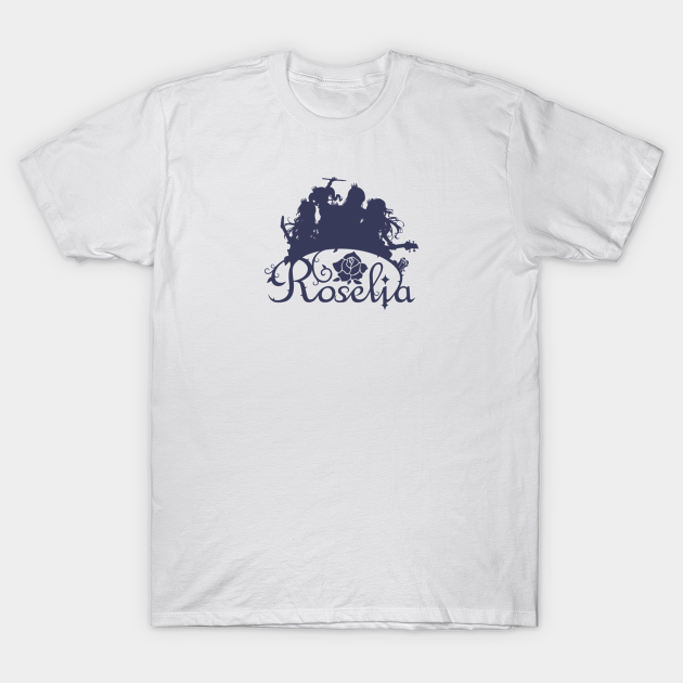 Bang Dream Roselia Siluet Bang Dream T Shirt Teepublic