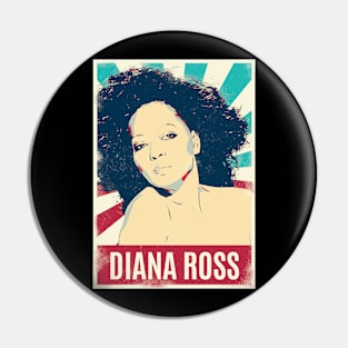 Vintage Retro Diana Ross Pin