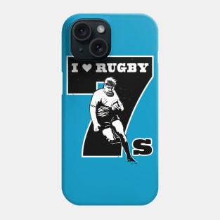 I Love Rugby Sevens Phone Case