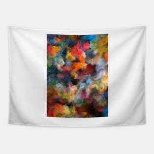 Colorful Brushstrokes Tapestry